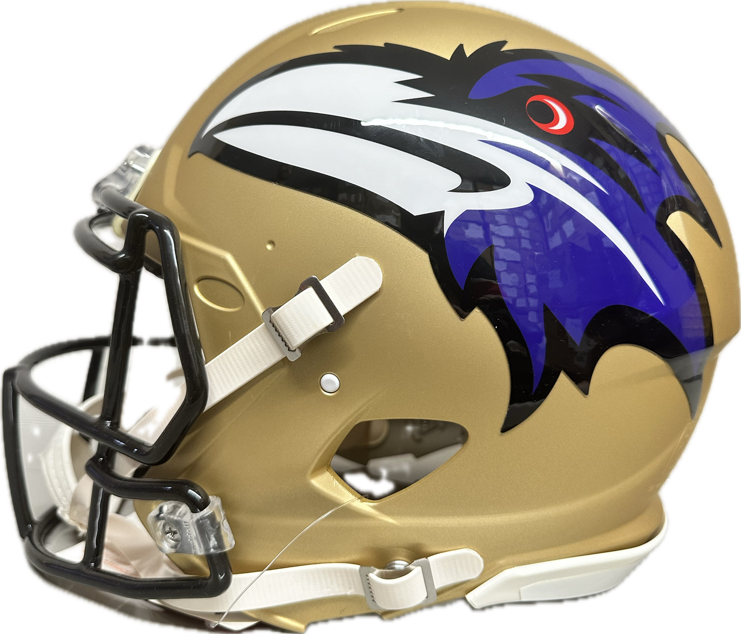 Lamar Jackson Signed FullSize Helmet AMP Speed Authentic Football Helmet (JSA)