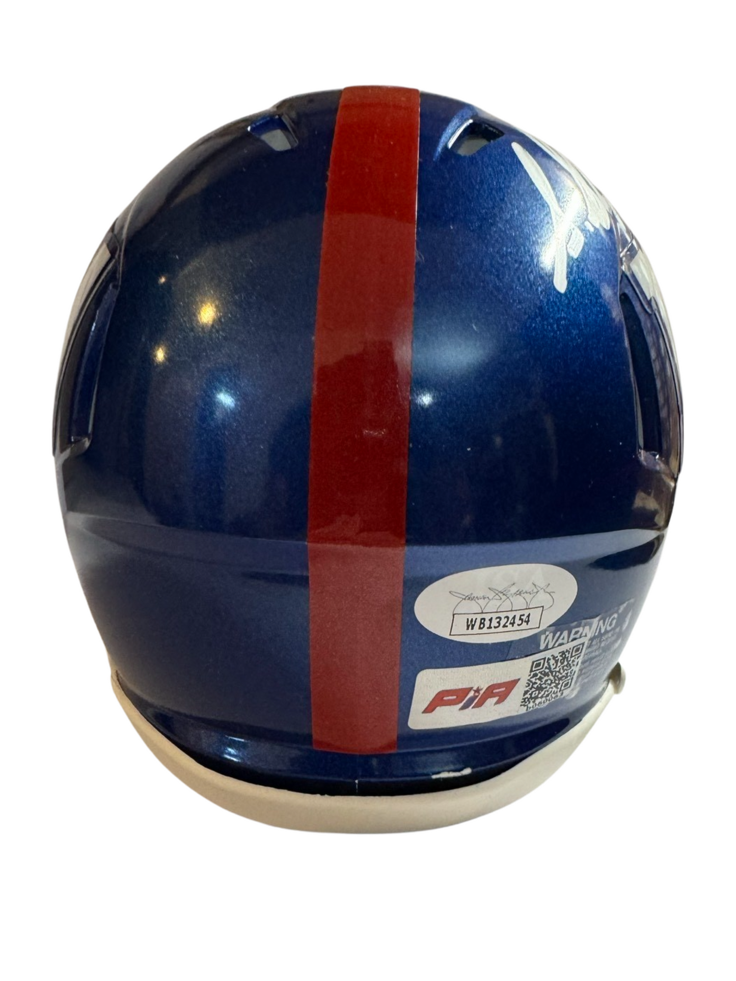 Sterling Shepard New York Mini Football Giants Helmet (PIA & JSA)