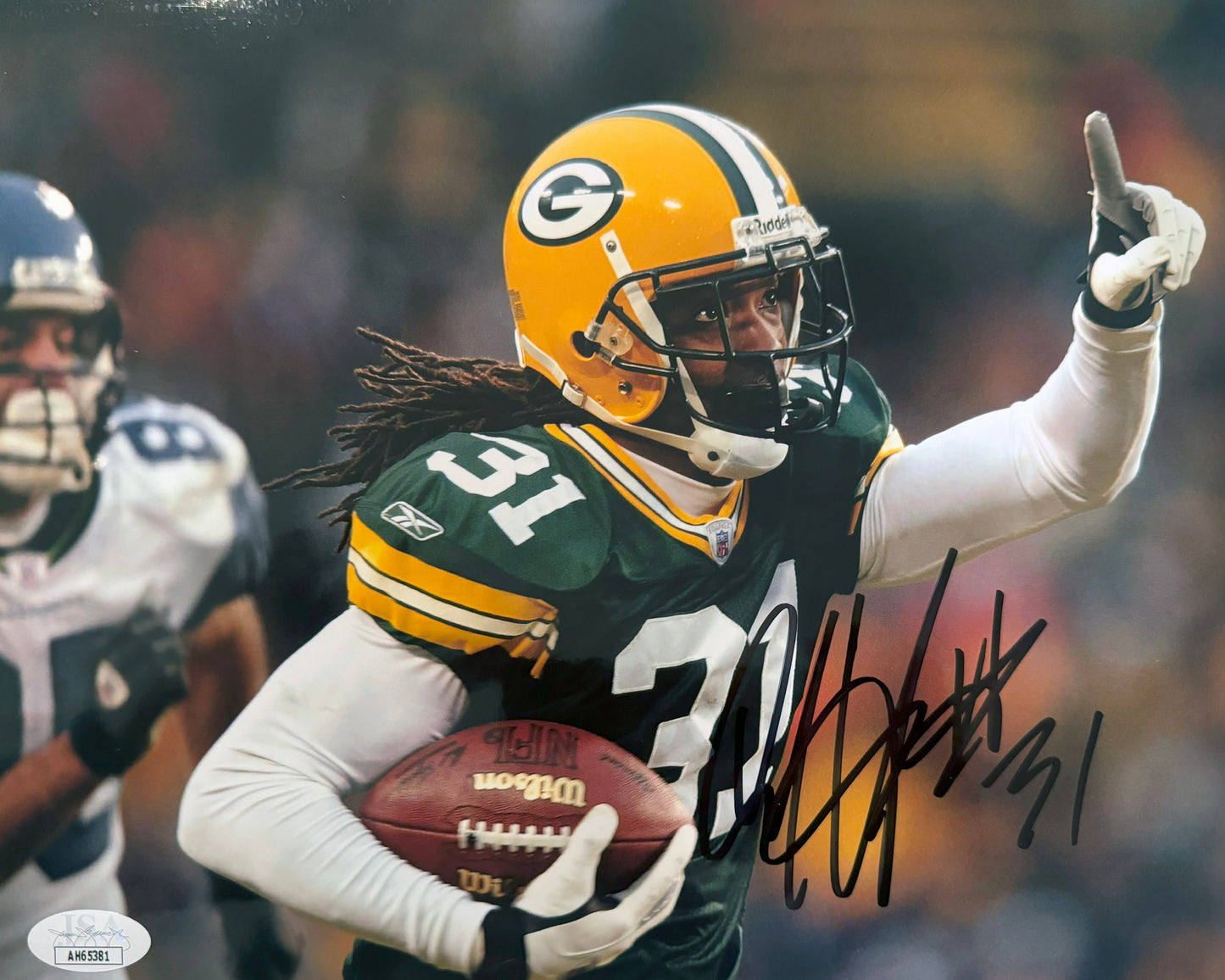 AL Harris Green Bay Signed 8x10 Autographed Photo JSA