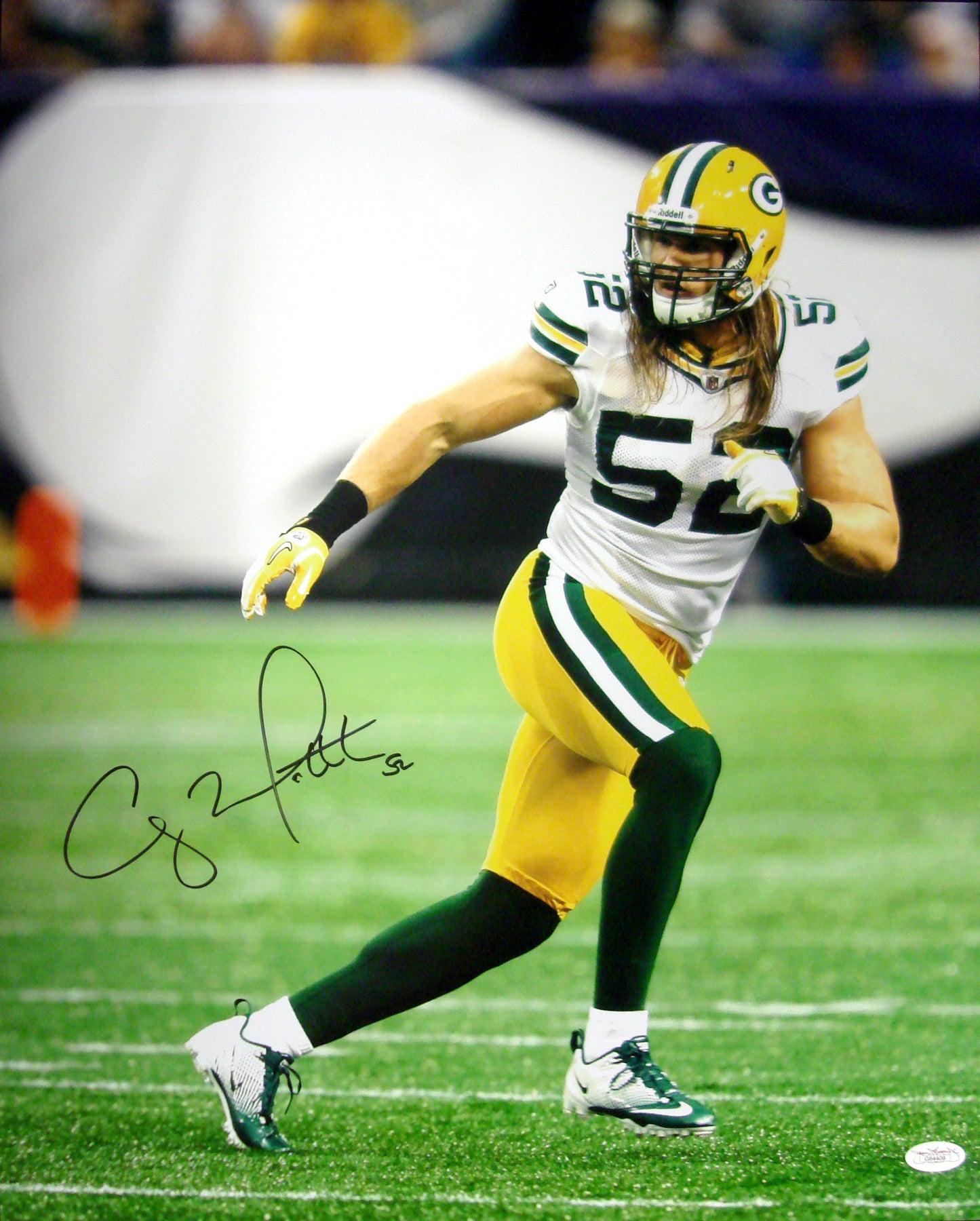 Clay Matthews Signed 16x20 Autographed Photograph Green Bay JSA