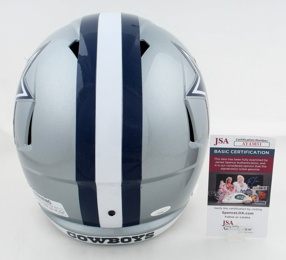 Dak Prescott Dallas Speed Mini Football Helmet (JSA)
