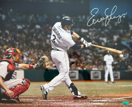 Evan Longoria Signed 16x20 Tampa Bay Autographed Photograph Player Holo