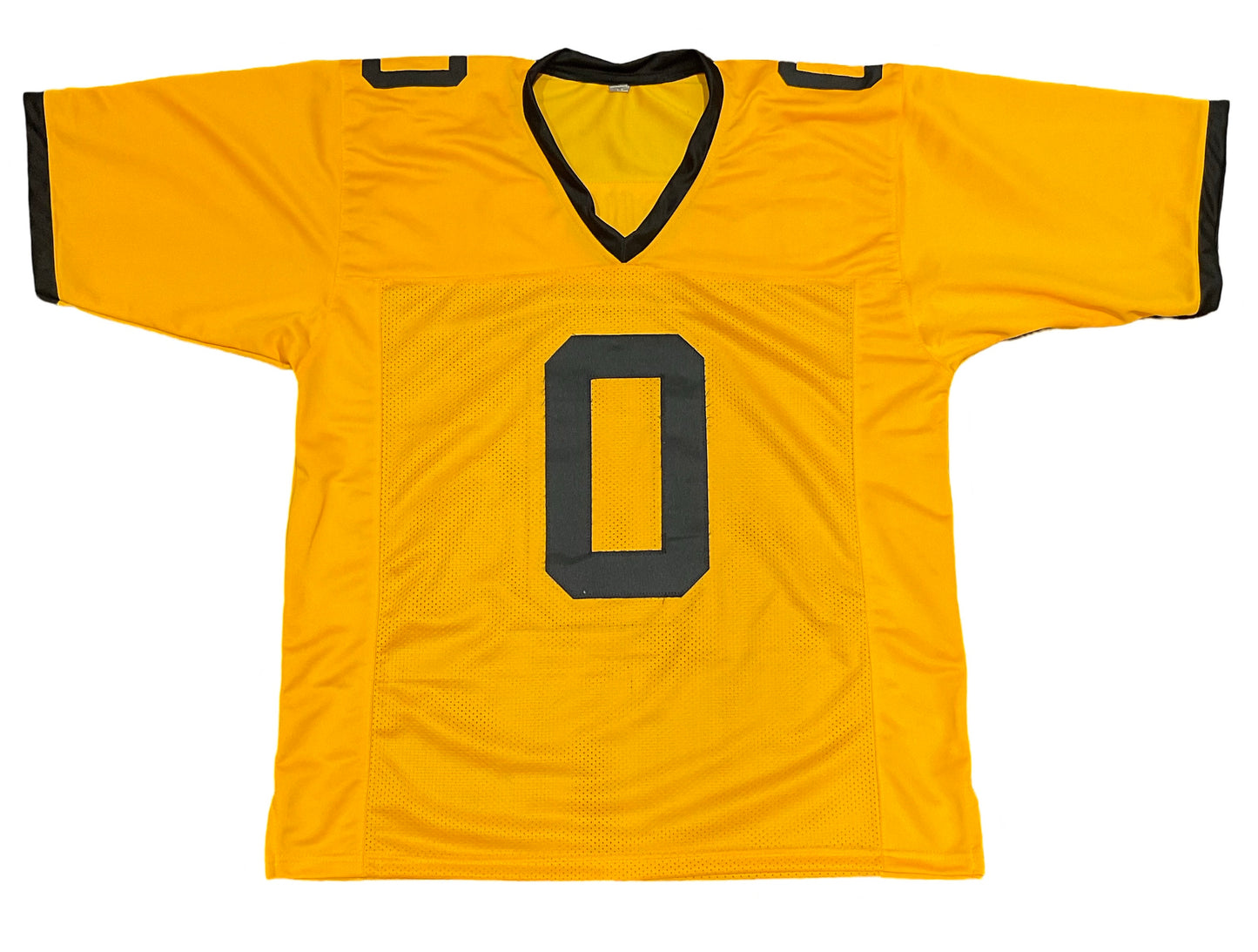 Bryce Ford-Wheaton Custom West Virginia Autographed Football Yellow Jersey (JSA & PIA)