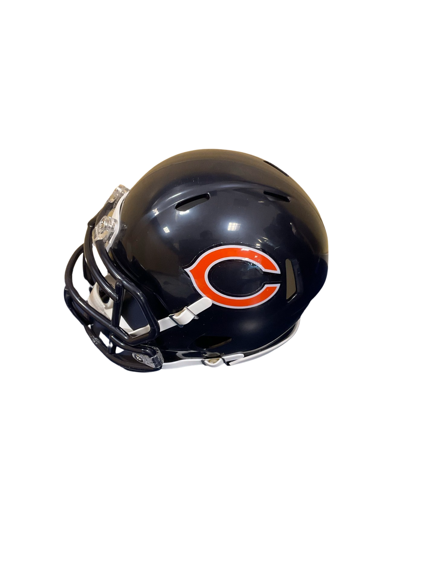 D’Andre Swift Signed Chicago Mini Football Speed Helmet (PIA & JSA)