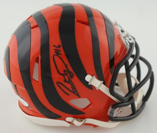 Trenton Irwin Cincinnati Speed Mini Football Helmet (PIA/JSA)