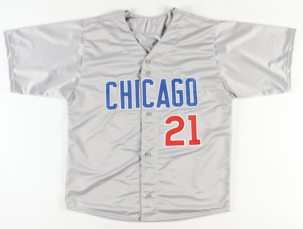 Sammy Sosa Signed Chicago Custom Autographed Gray Baseball Jersey (PIA & JSA) 609 HRS