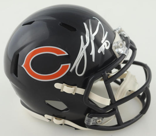 Julius Peppers Signed Chicago Mini Football Speed Helmet (PIA & JSA)
