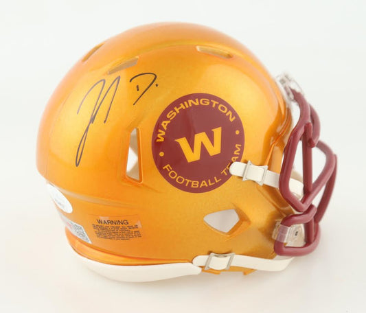 Josh Dotson Signed Washington Flash Mini Football Helmet (JSA & PIA)