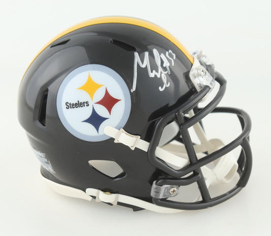 Maurkice Pouncey Pittsburgh Speed Signed Mini Football Helmet (JSA)