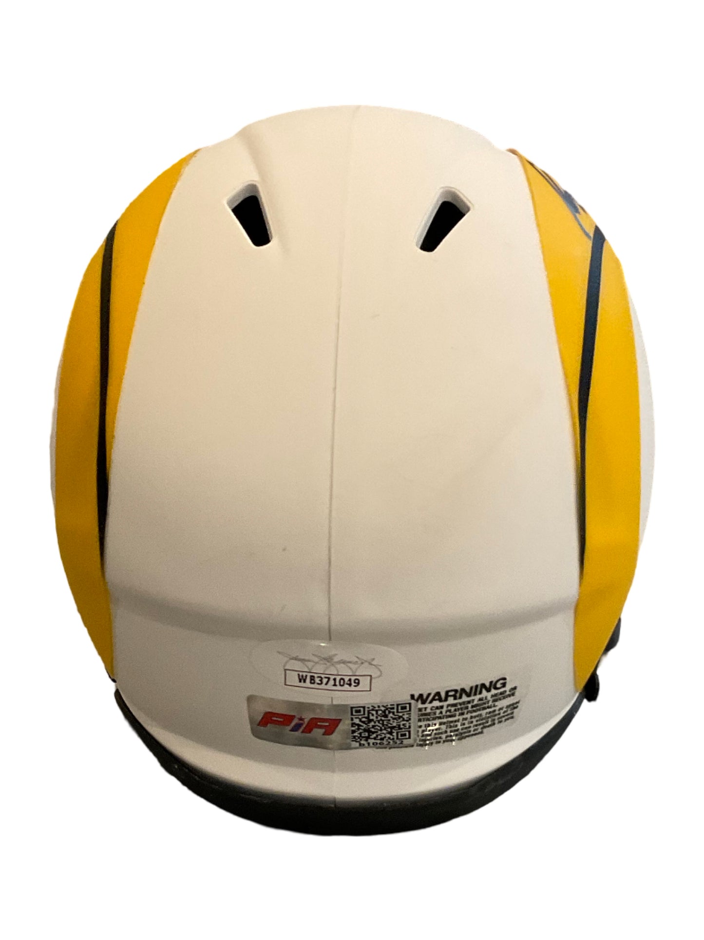Kyren Williams Signed Los Angeles Lunar Mini Football Helmet (JSA & PIA)