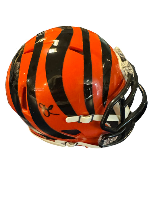 Ja’Marr Chase Cincinnati Speed Mini Football Helmet (JSA & PIA)