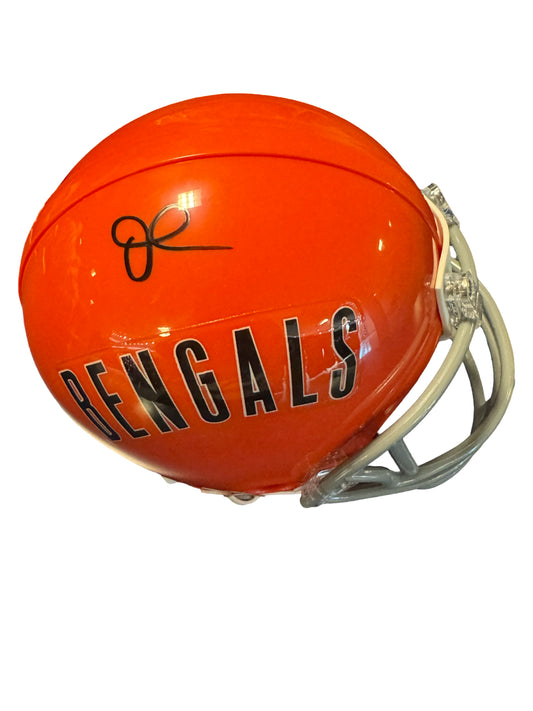 Ja’Marr Chase Cincinnati Throwback Mini Football Helmet (JSA & PIA)