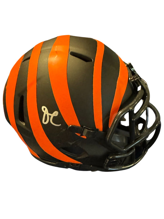 Ja’Marr Chase Cincinnati Eclipse Mini Football Helmet (JSA & PIA)