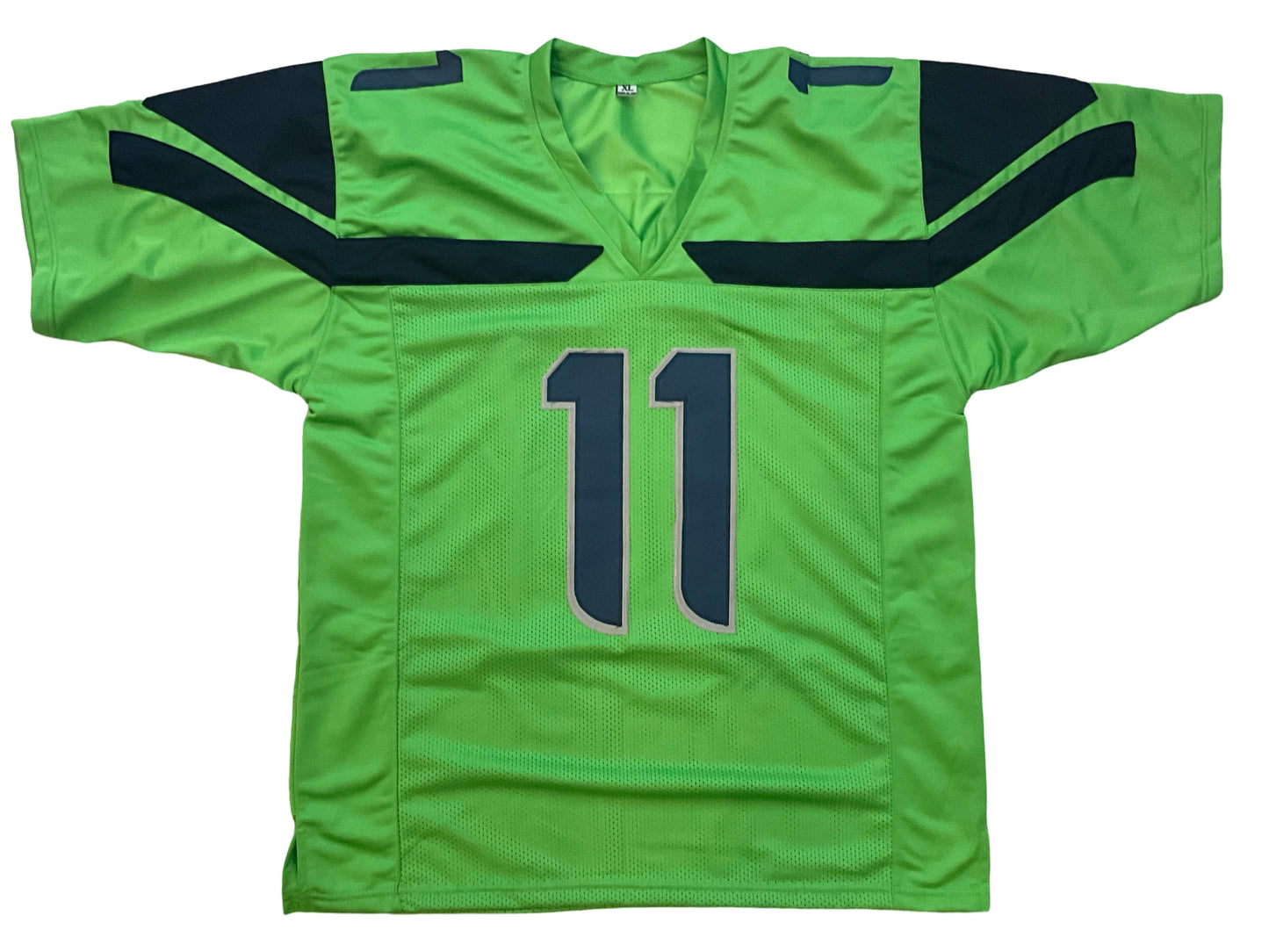 Jaxon Smith-Njigba Signed Seattle Green Football Jersey (JSA & PIA)