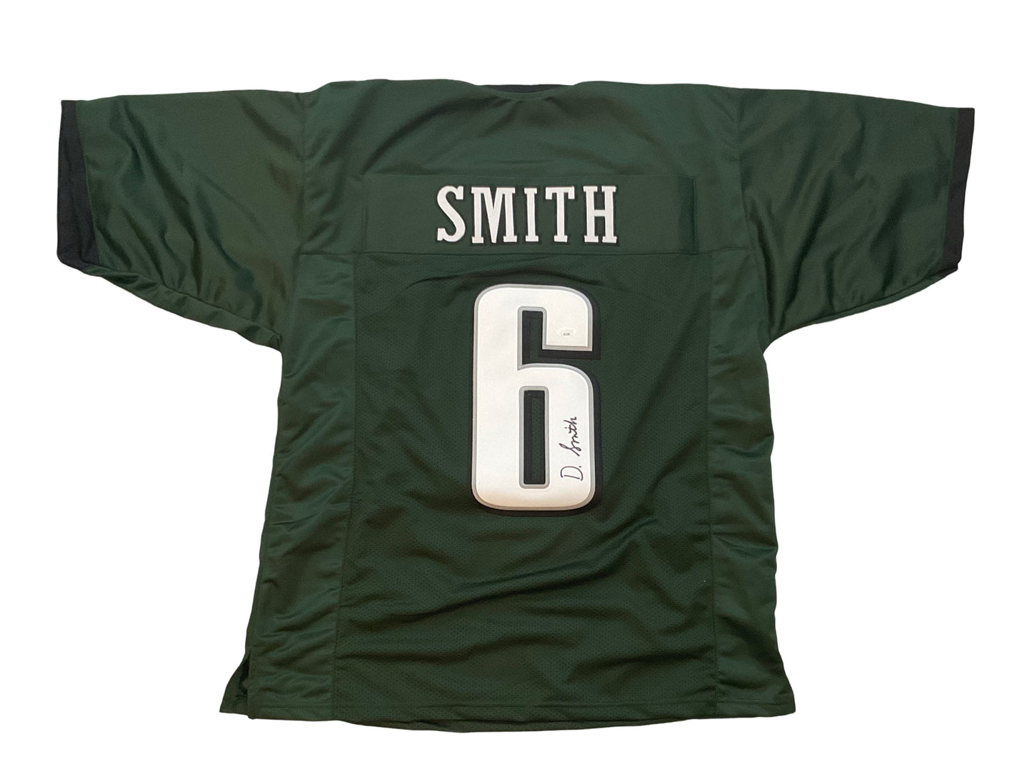 DeVonta Smith Signed Philadelphia Green Football Jersey (JSA)