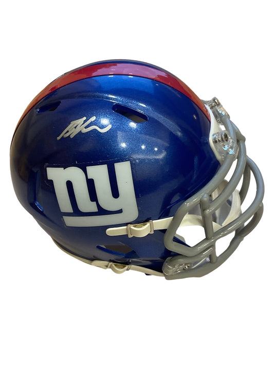 Bryce Ford-Wheaton Signed New York Speed Mini Football Helmet (PIA/JSA)