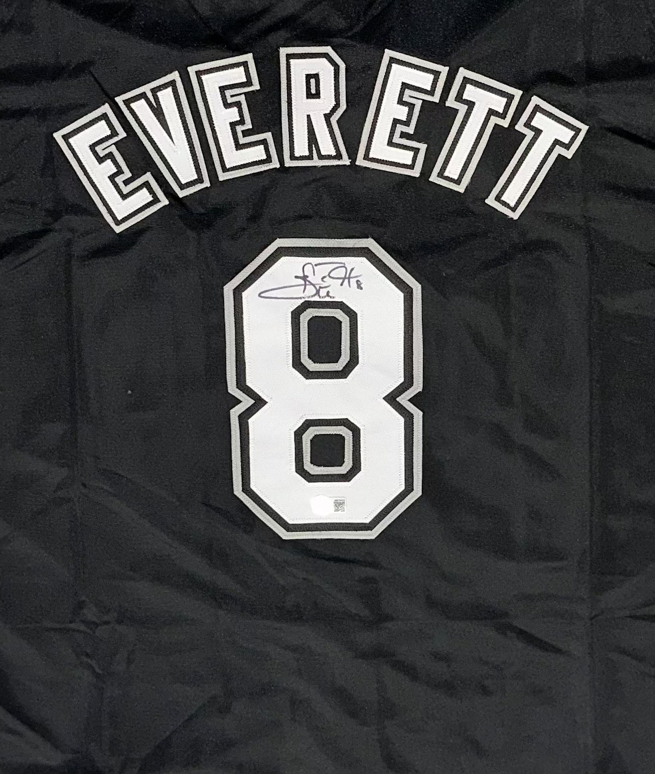 Carl Everett Signed Custom Chicago Autographed Baseball Jersey (JSA)