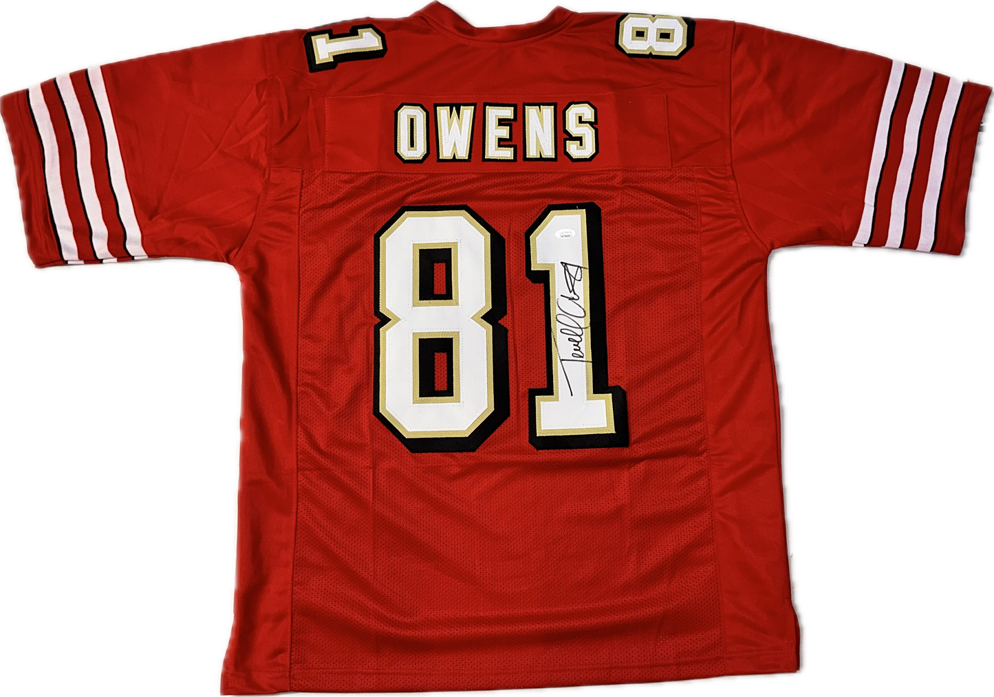 Terrell Owens Signed Custom Autographed Football Jersey (PIA/JSA)