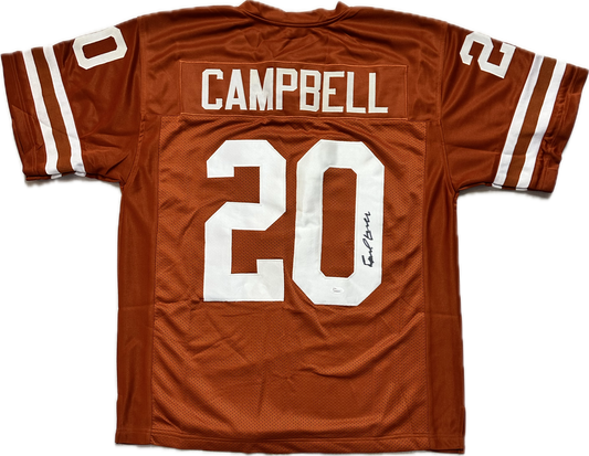 Earl Cambell Signed Custom Autographed Football Jersey (PIA/JSA)