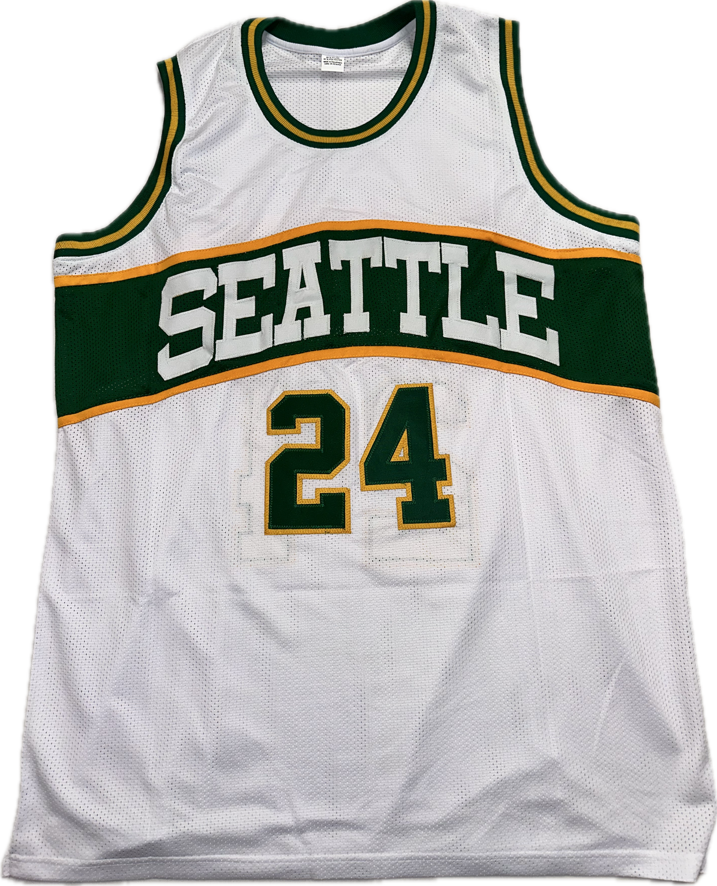 Spencer Haywood Custom Seattle Autographed Basketball Jersey (PIA/JSA)
