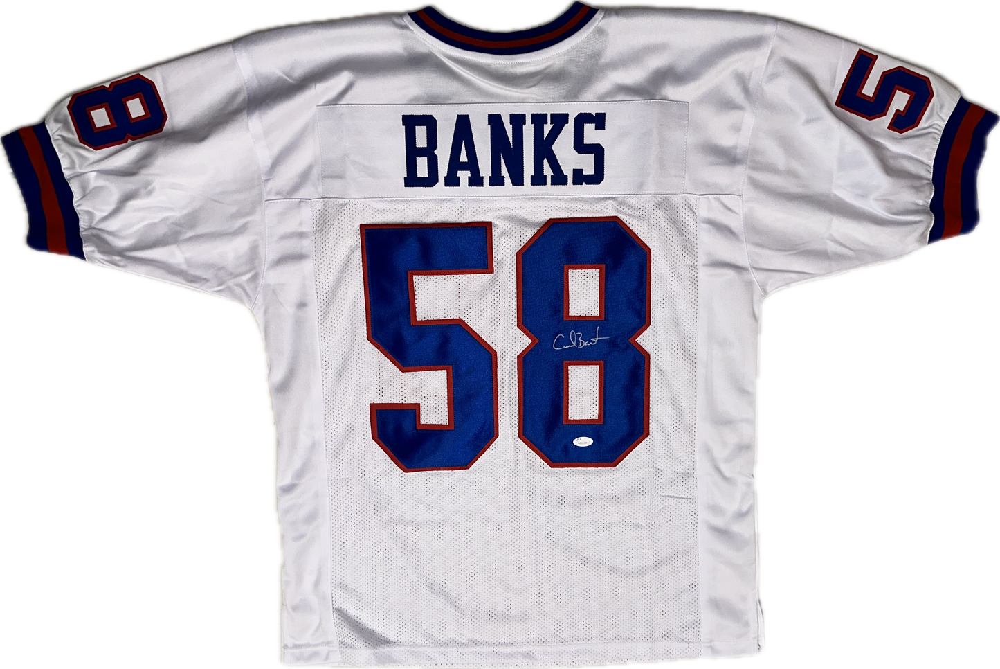 Carl Banks Custom New York Autographed Football Jersey (JSA)
