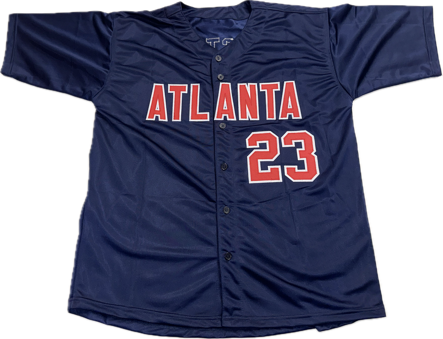 David Justice Signed Custom Atlanta Autographed Baseball Jersey (JSA)