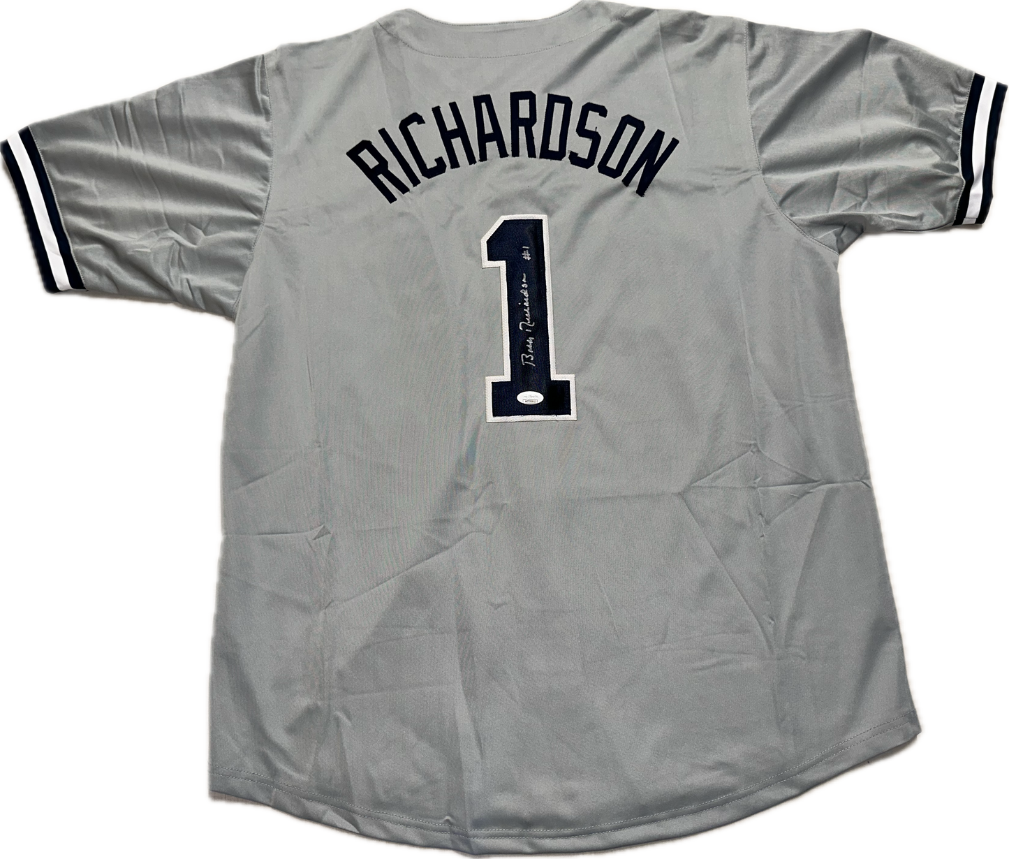 Bobby Richardson Signed Custom New York Autographed Baseball Jersey (JSA)