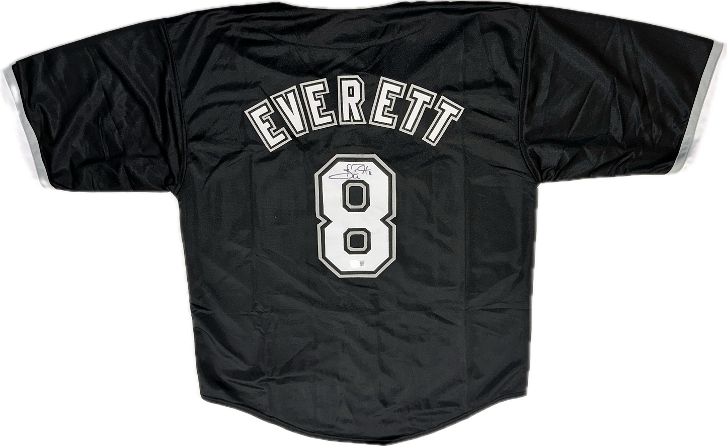 Carl Everett Signed Custom Chicago Autographed Baseball Jersey (JSA)