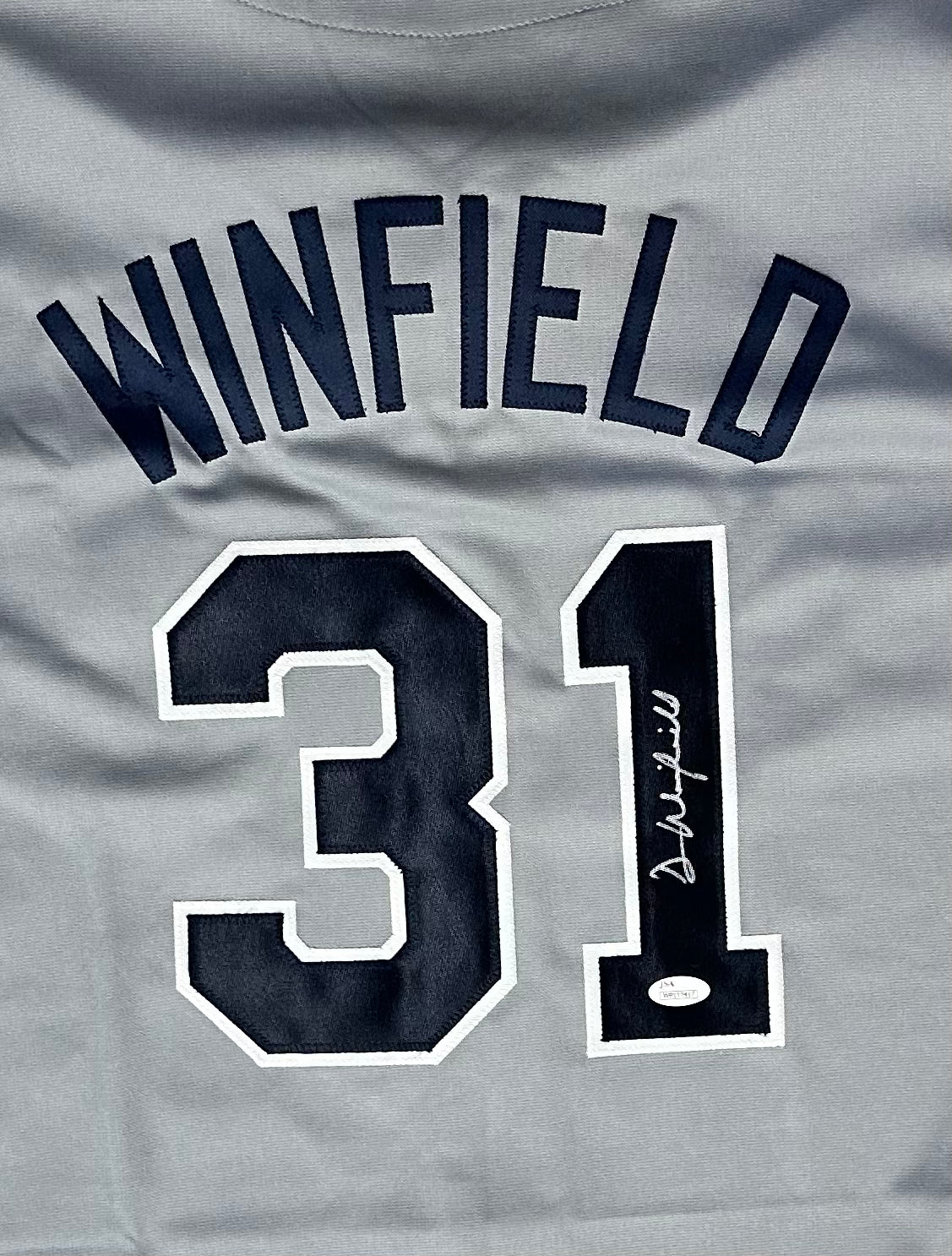 Dave Winfield Signed Custom New York Autographed Baseball Jersey (JSA)