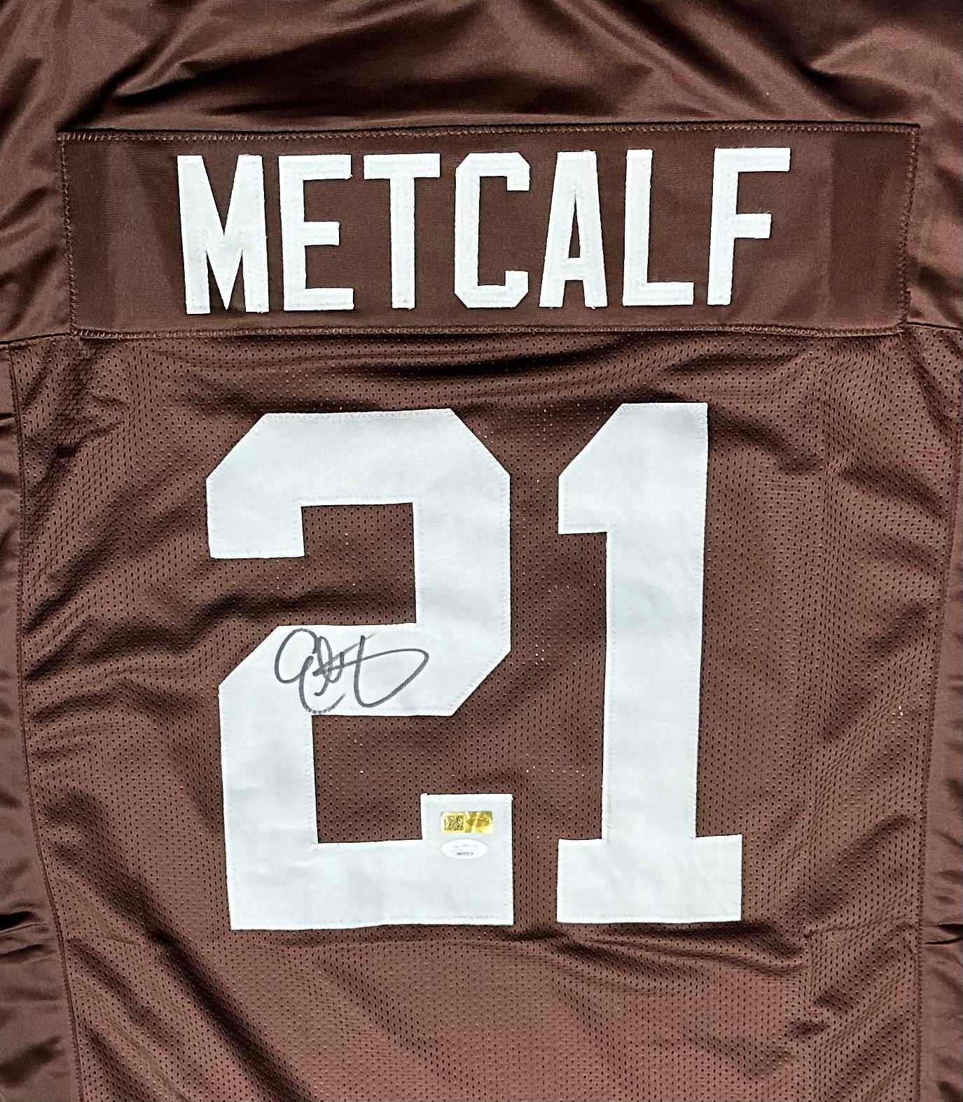 Eric Metcalf Signed Cleveland Football Jersey (PIA) Brown