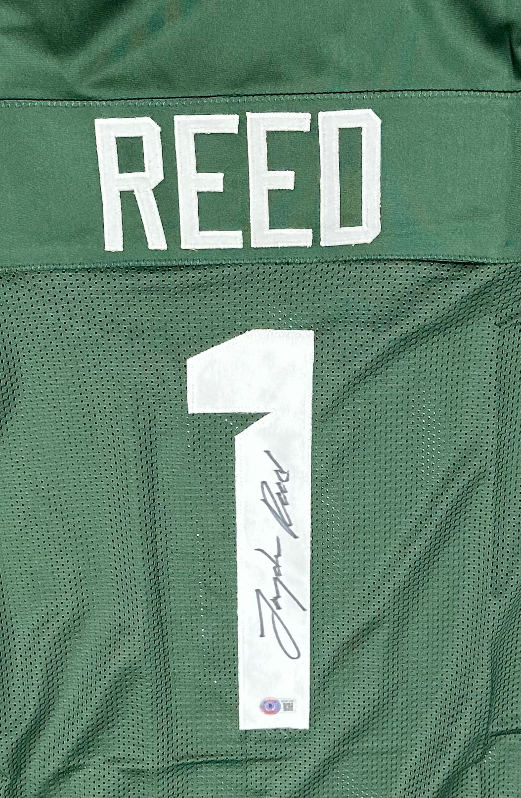 Jayden Reed Custom Michigan St. Autographed Football Jersey (Beckett)