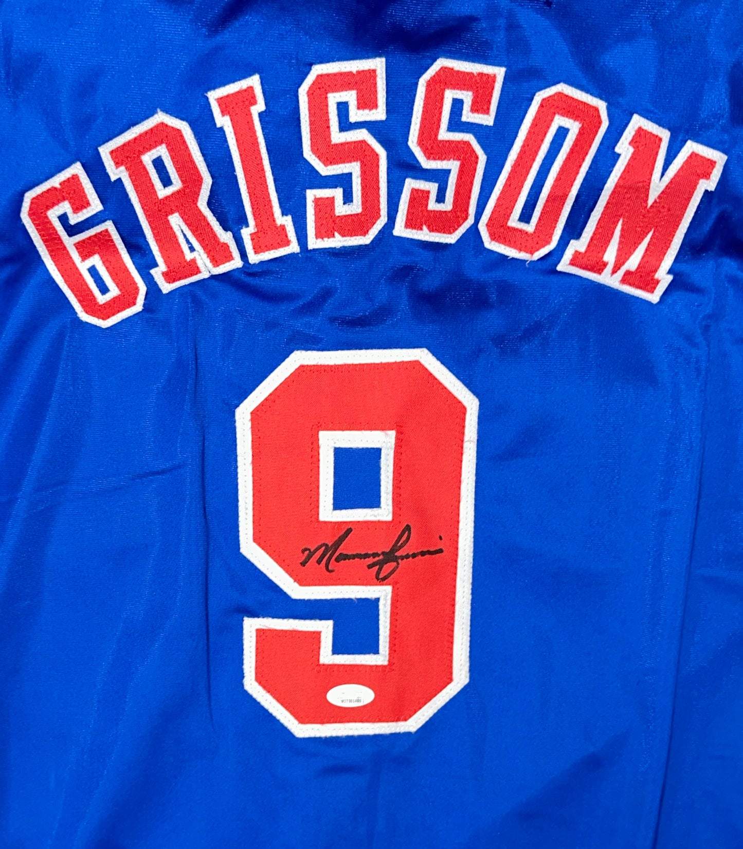 Marquis Grissom Signed Custom Montréal  Baseball Jersey (JSA)