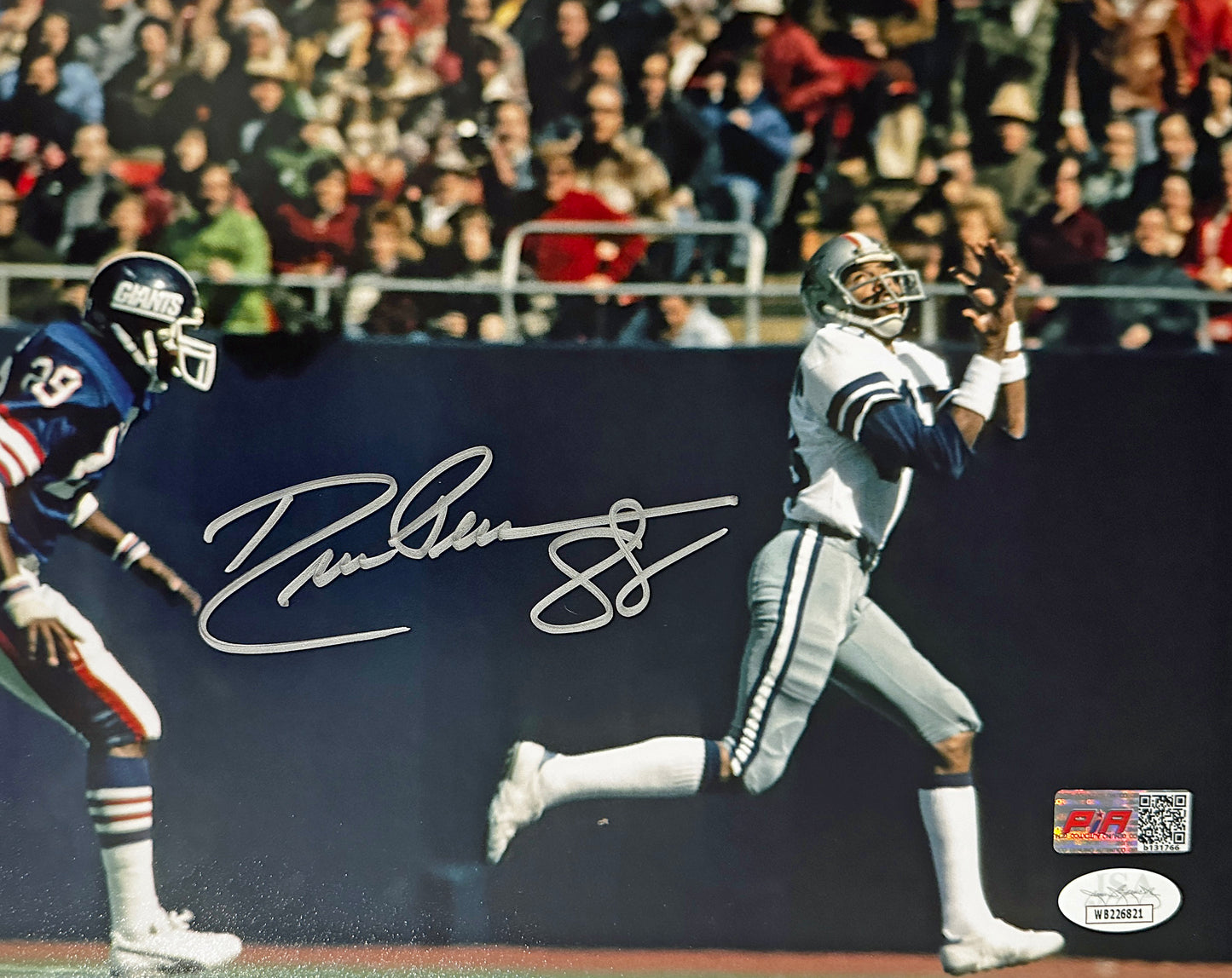 Drew Pearson Signed Dallas 8x10 Autographed Photo (JSA)