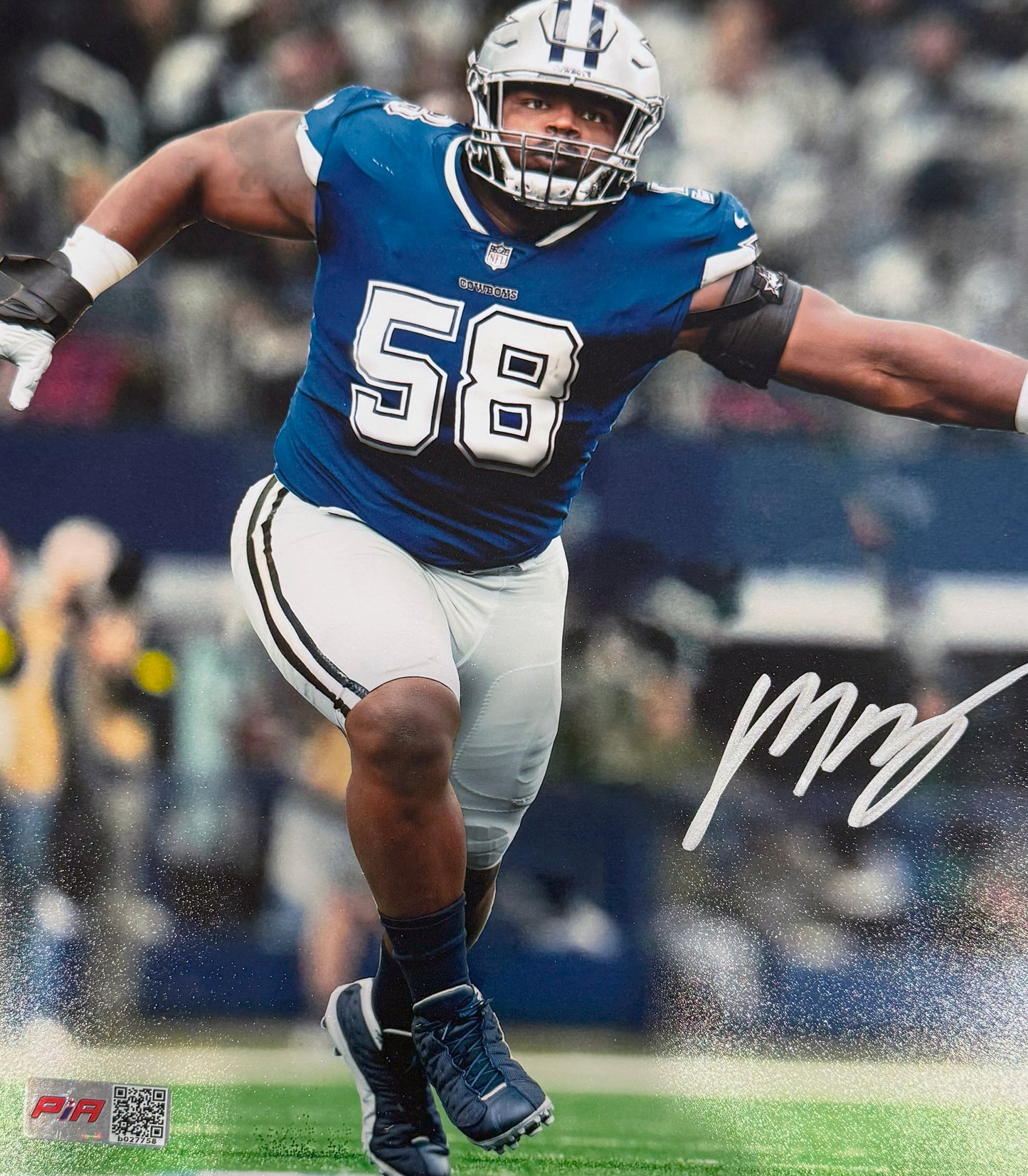 Mazi Smith Dallas Signed 8x10 Autographed Photograph Cowboys (PIA)