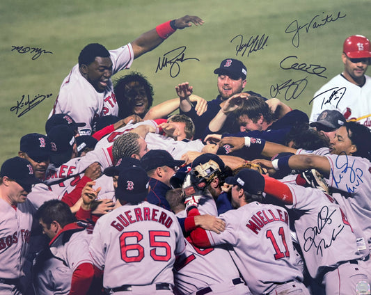 Boston World Series Signed 16x20 Autographed Photograph MLB