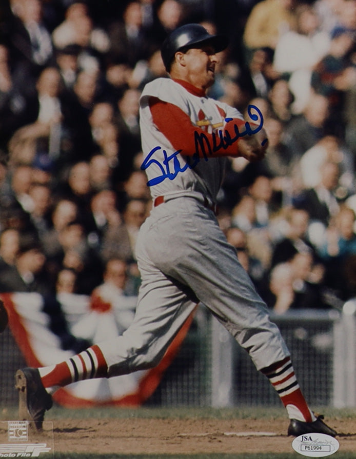 Stan Musial Louisville Autographed Photo 8x10 JSA