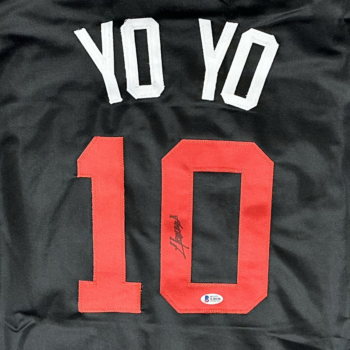 Yoan Moncada “yoyo"  Signed Custom Clevland Autographed Baseball Jersey (JSA)