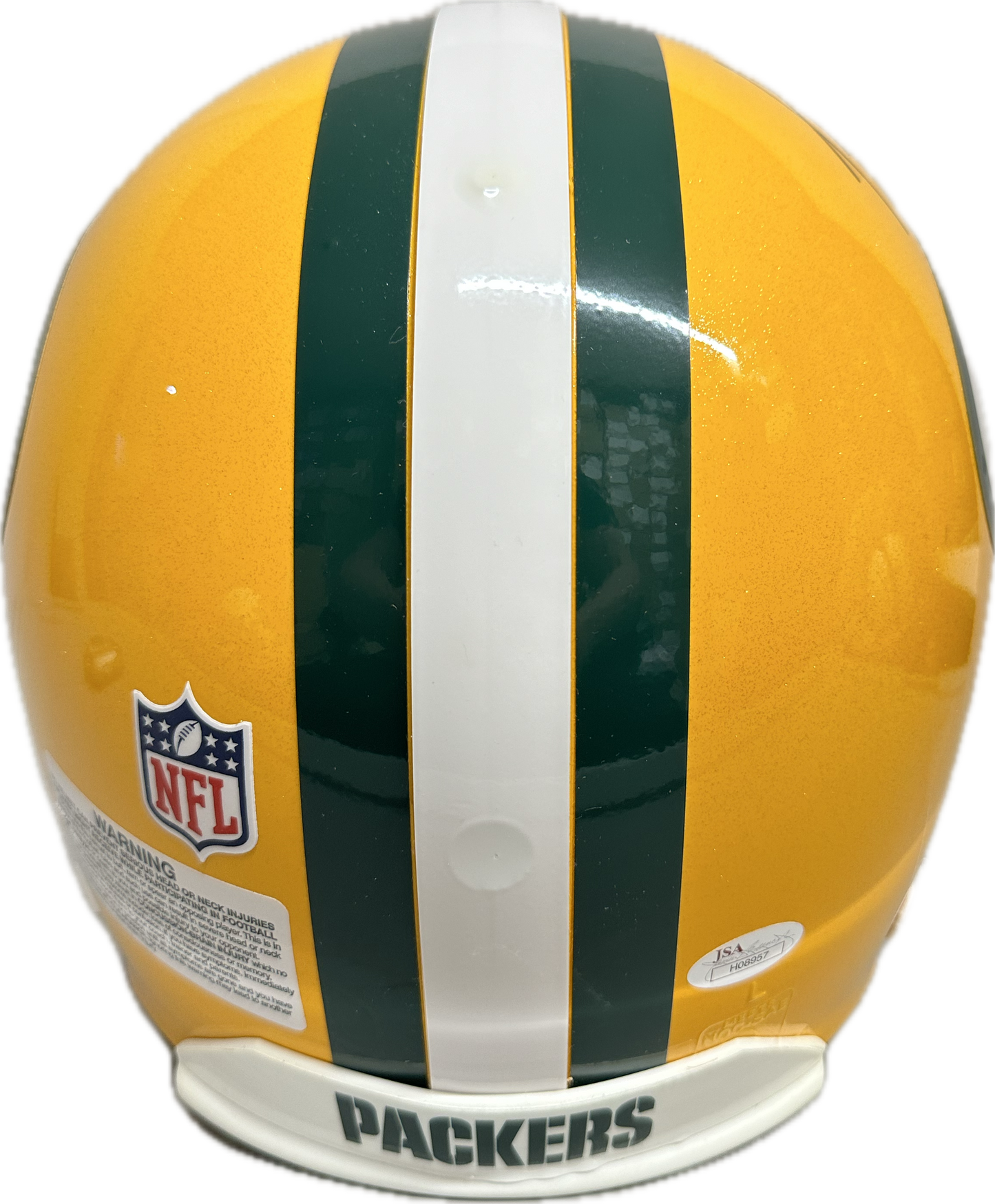 Aaron Rodgers Green Bay Inscription "XLV MVP"  Full Size Home Speed Football Helmet (JSA)