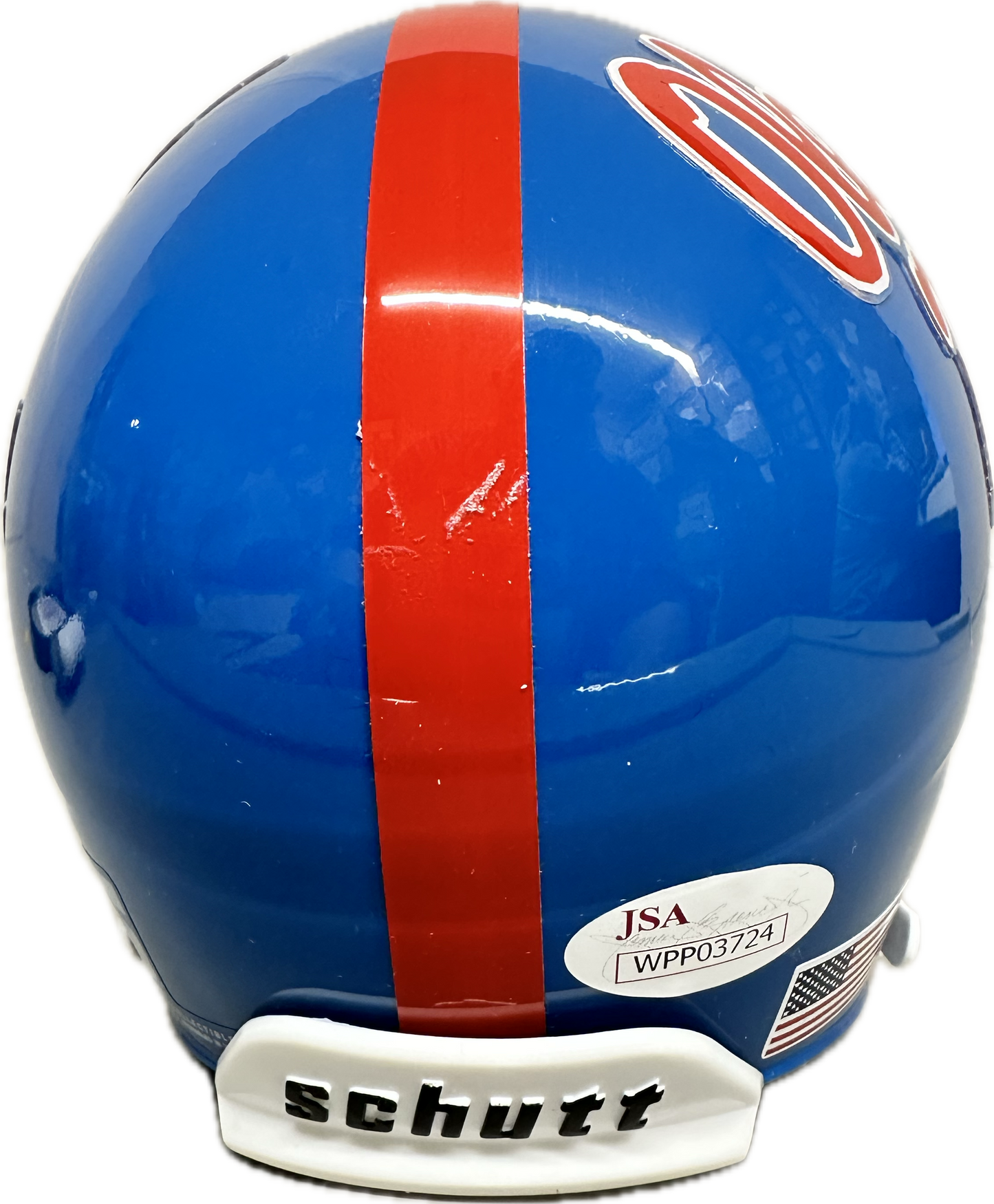 Dk Metcalf Ole Miss Signed Mini Football Helmet (JSA)