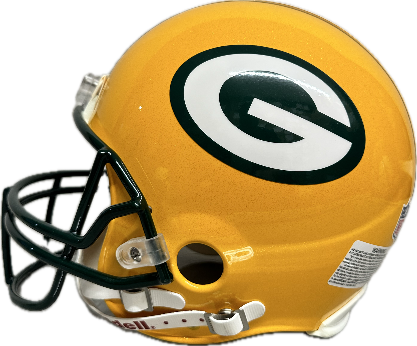 Aaron Rodgers Green Bay Inscription "XLV MVP"  Full Size Home Speed Football Helmet (JSA)