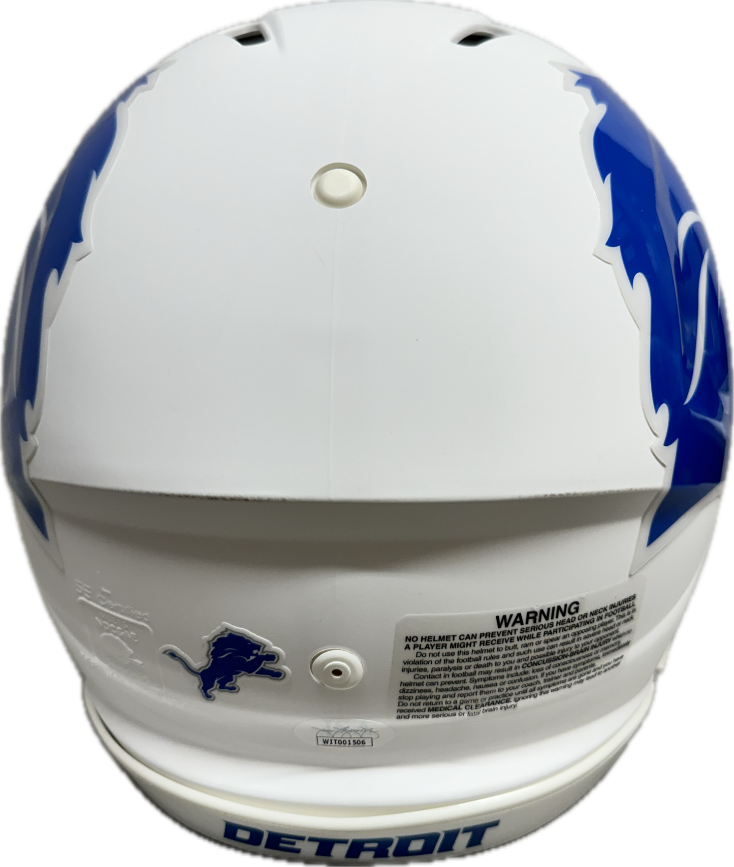 Calvin Johnson Signed Detroit Full Size Lunar Football Helmet (JSA)