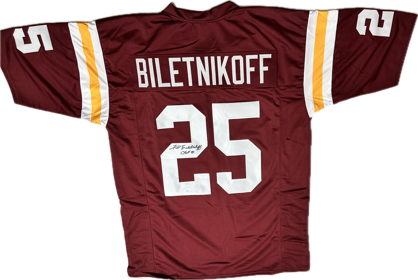 Fred Biletnikoff Signed Custom Football Jersey (PIA)