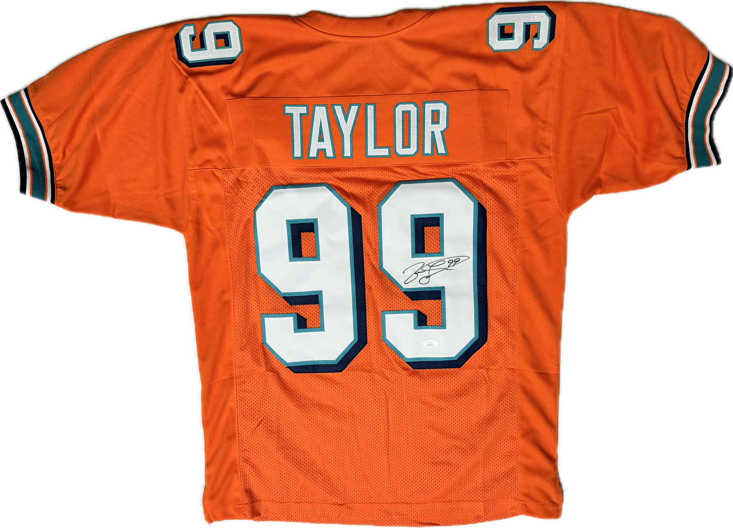 Jason Taylor Signed Custom Miami Football Jersey (PIA)