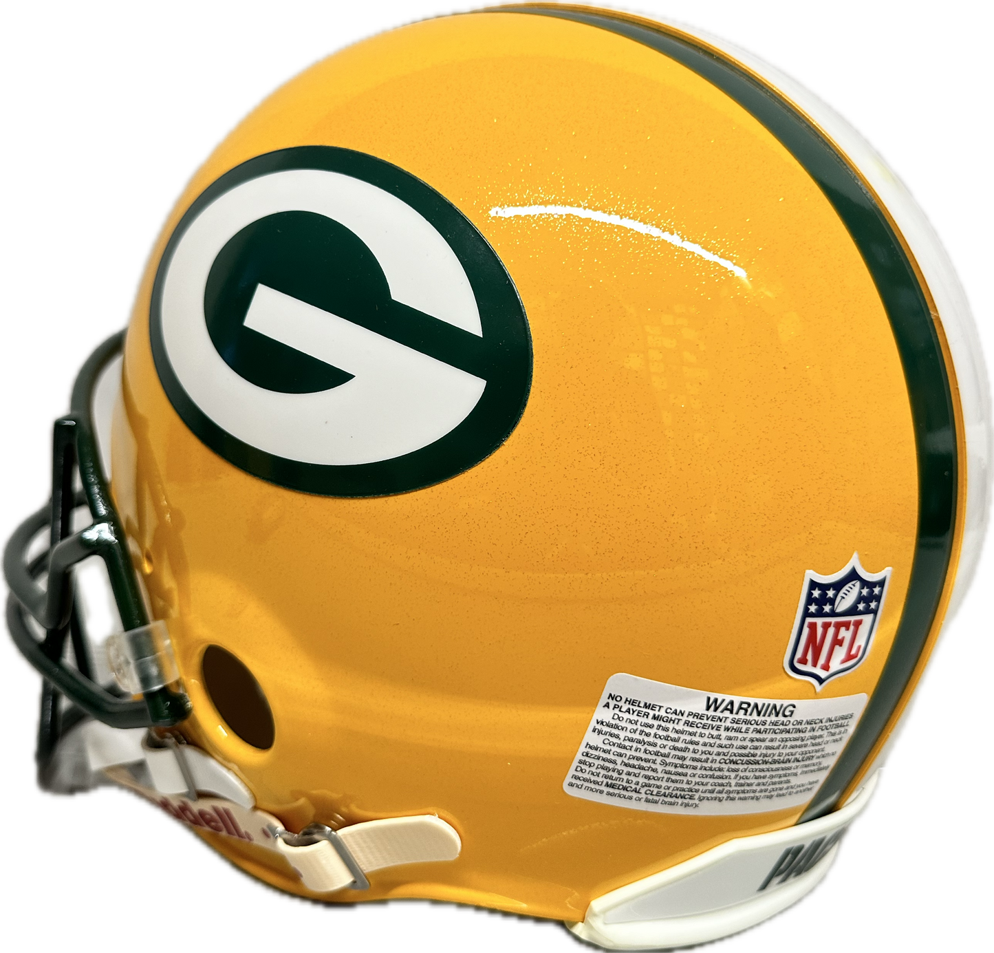 Aaron Rodgers Green Bay "SB MVP & SB Champs" Inscription Full Size Home Speed Football Helmet (JSA)