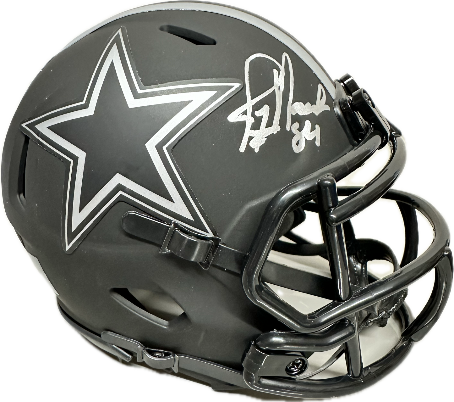 Jay Novacek Dallas Eclipse Signed Mini Football Helmet (JSA)
