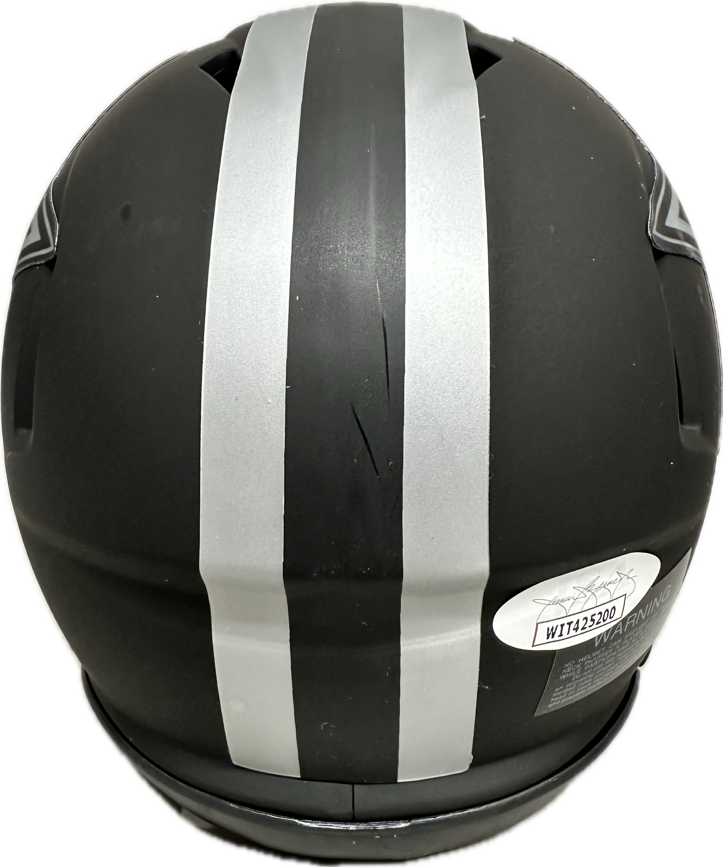 Jay Novacek Dallas Eclipse Signed Mini Football Helmet (JSA)