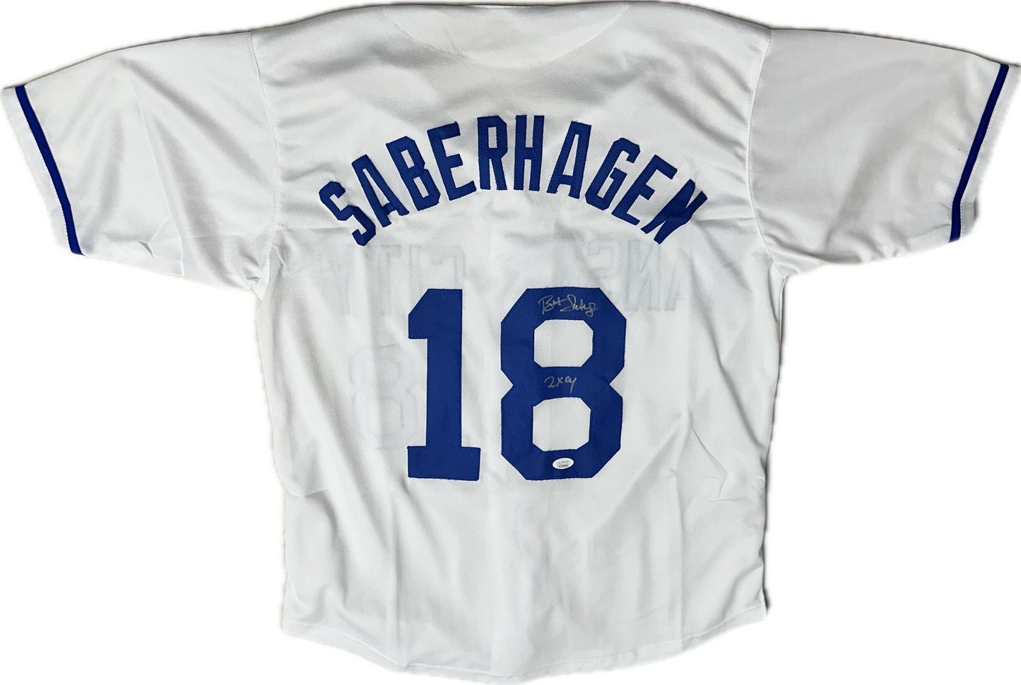 Bret Saberhagen Signed Custom Kansas City Baseball Jersey (JSA)