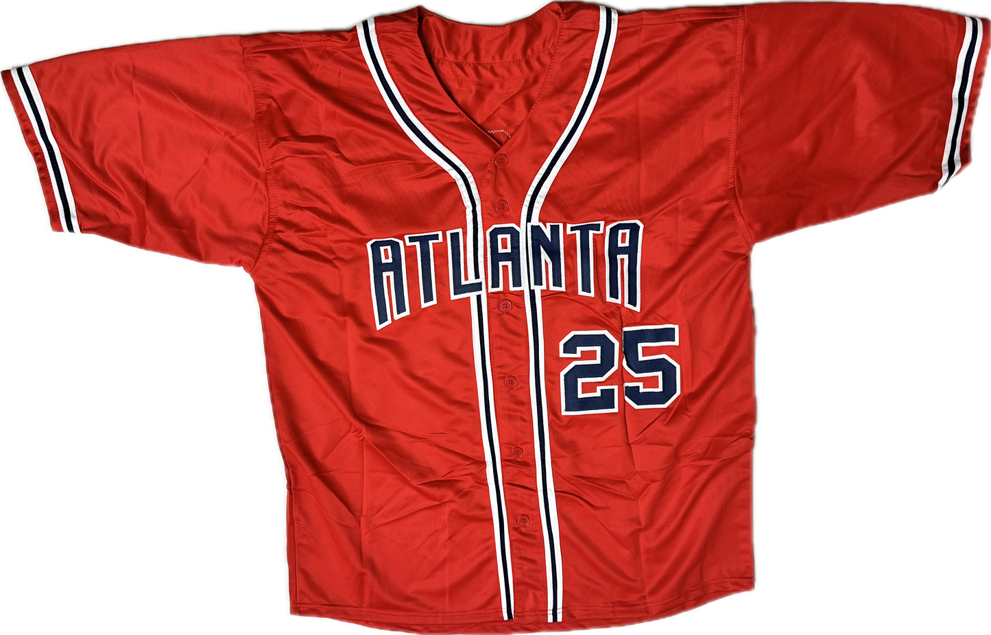 Andruw Jones Signed Custom Atlanta Autographed Baseball Jersey (JSA)
