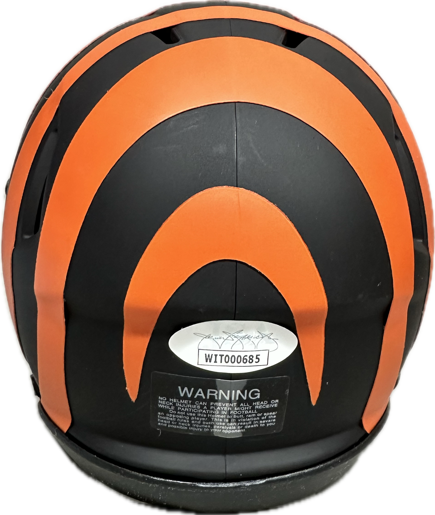 Tee Higgins Cincinnati Eclipse Mini Football Helmet (JSA)