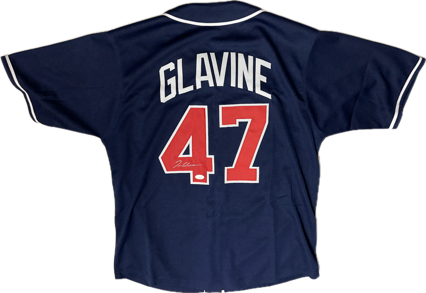 Tom Glavine Signed Custom Atlanta Baseball Jersey (JSA)